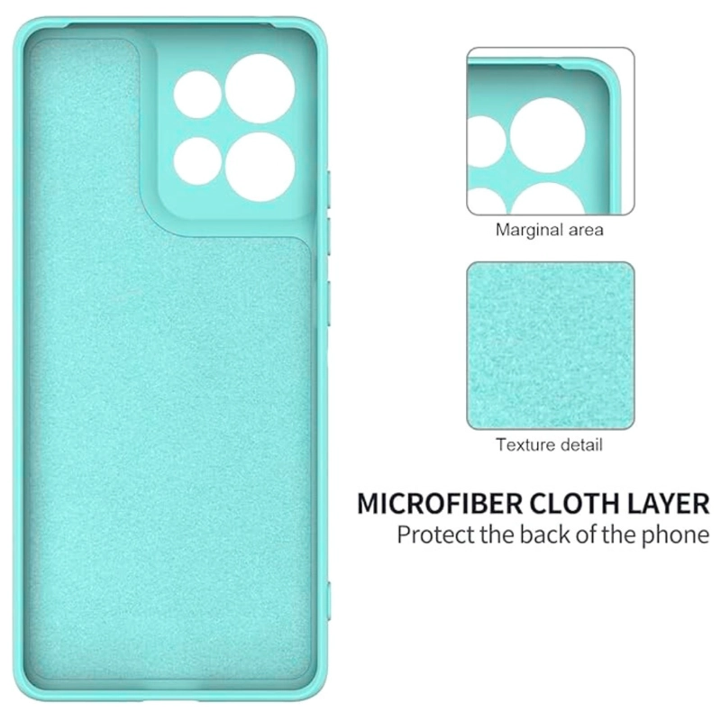CARCASA SILICONA UNICOLOR PARA MOTOROLA G56 5G - FUCSIA - 7
