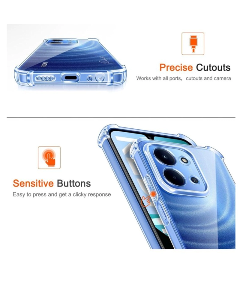 CARCASA TRANSPARENTE ANTIGOLPES PARA XIAOMI 15C 4G / 5G - 2