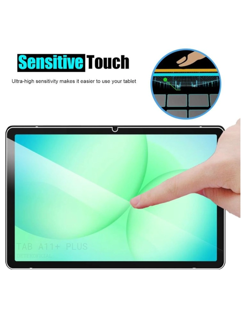 LAMINA MICA DE VIDRIO PARA SAMSUNG TAB A11+ PLUS 11' X230 - 4
