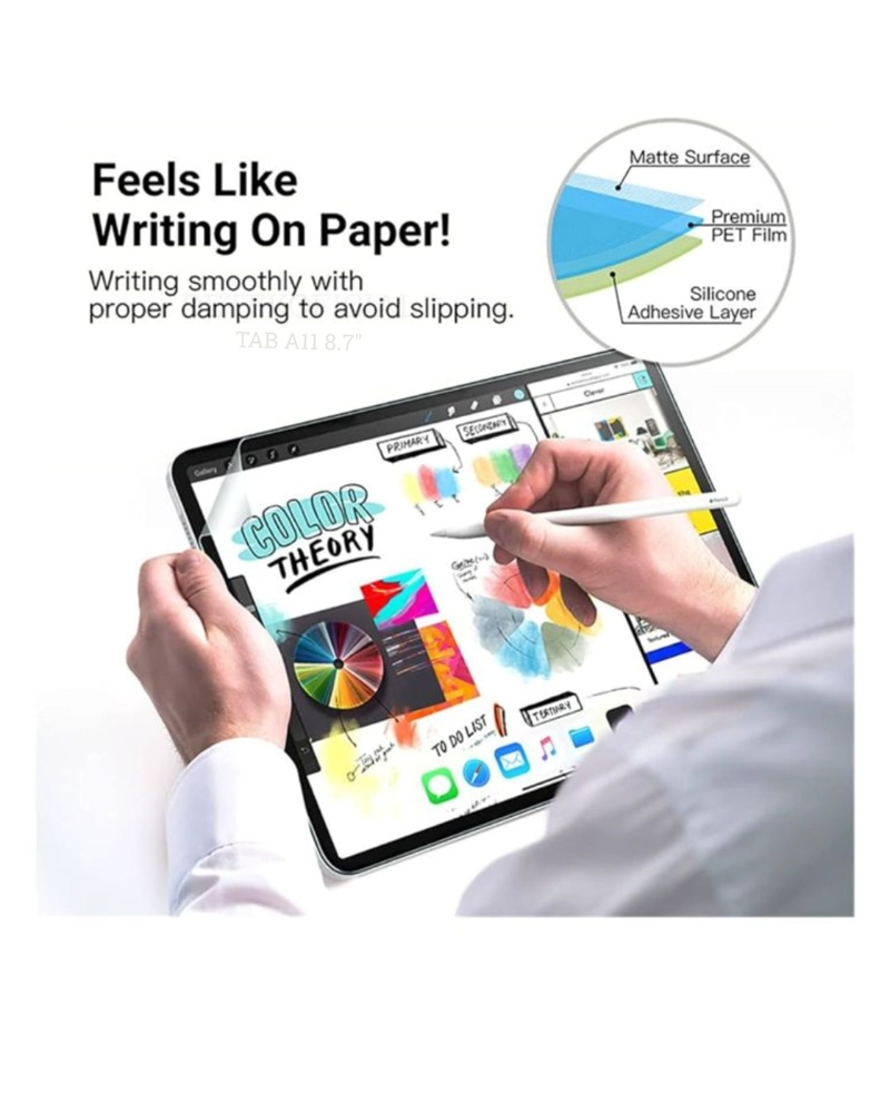 Lamina Paper Like Sensación Papel Para Samsung  A11+ Plus 11" - 6