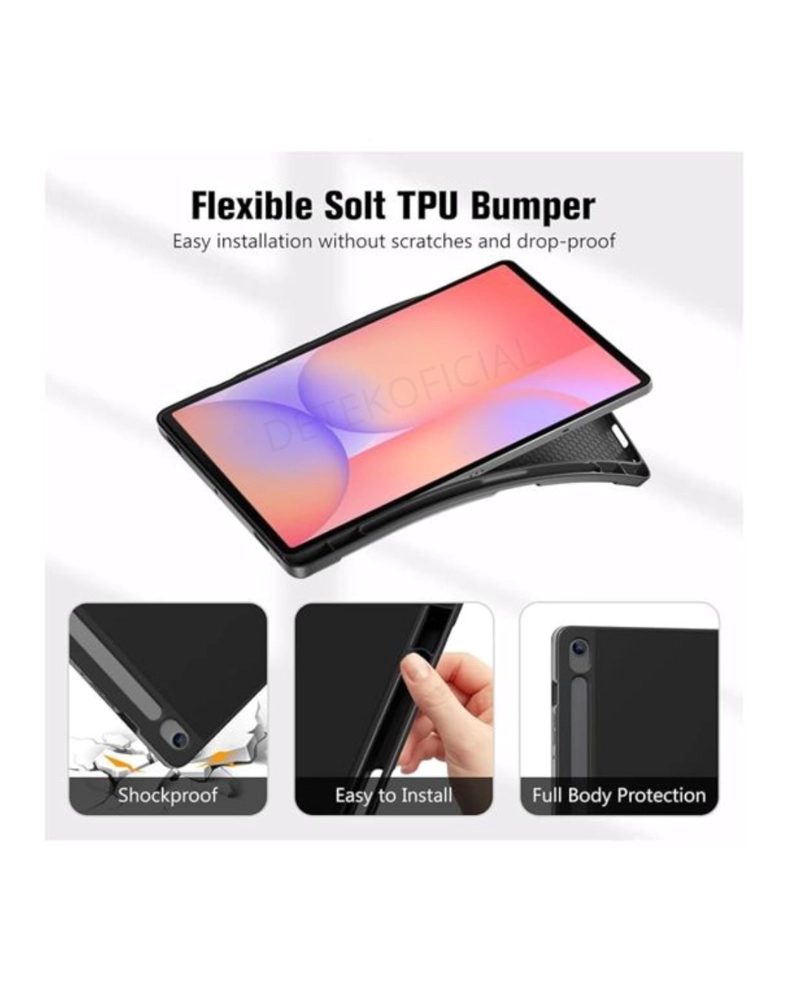 FUNDA CARCASA SMART COVER PARA SAMSUNG S10 LITE 10.9'  ROSADO PALO - 3
