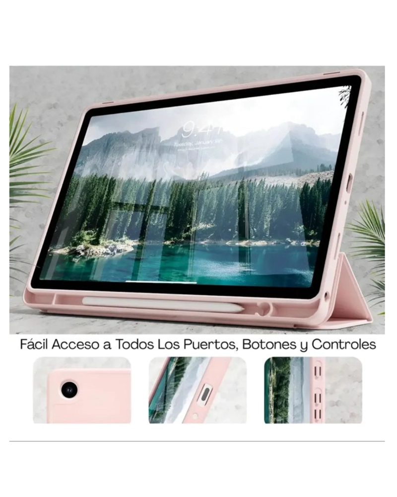 FUNDA SMART COVER PARA TABLET SAMSUNG A11 8.7' (2025) - LILA - 3