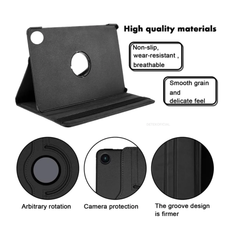 FUNDA 360 GIRATORIA PARA SAMSUNG A11+ PLUS 11' - NEGRO - 3