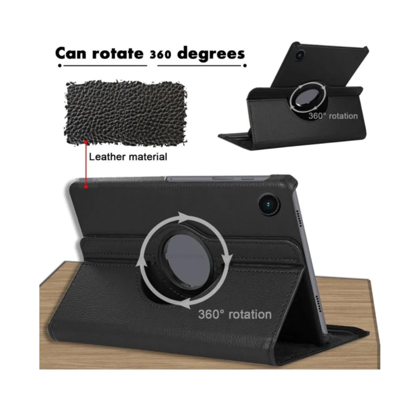FUNDA 360 GIRATORIA PARA SAMSUNG A11+ PLUS 11' - NEGRO - 4