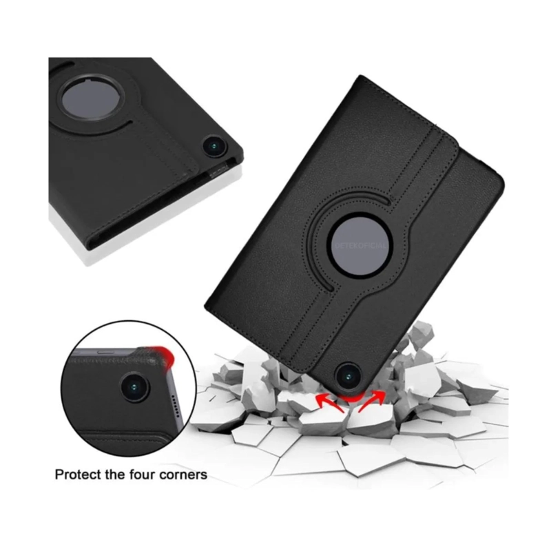 FUNDA 360 GIRATORIA PARA SAMSUNG A11+ PLUS 11' - NEGRO - 5