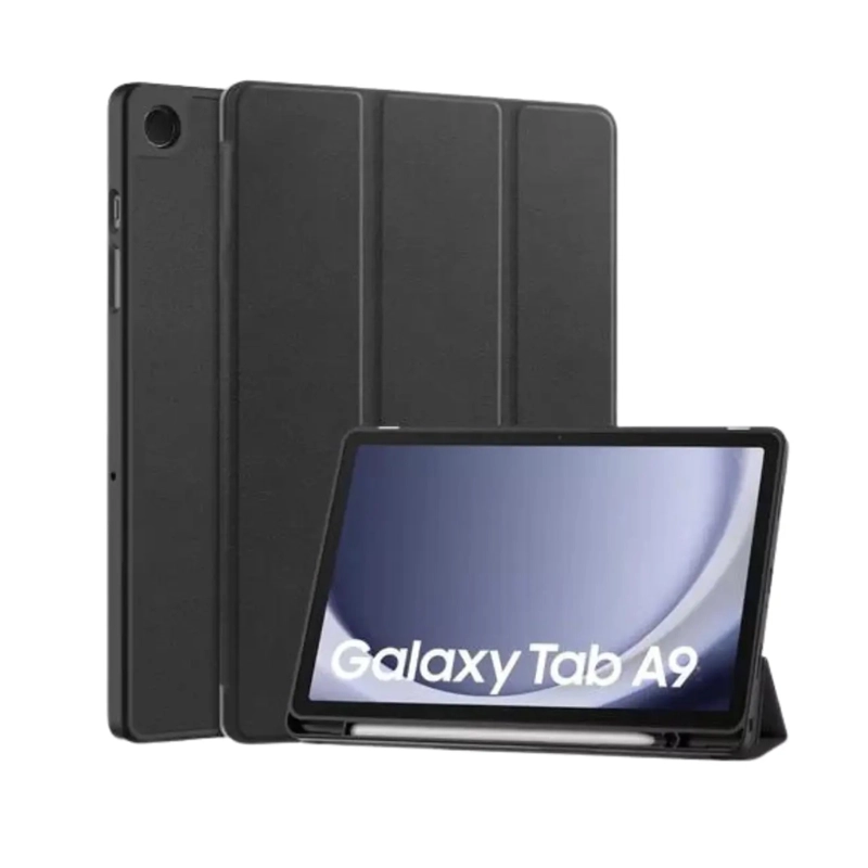FUNDA SMART COVER PARA SAMSUNG A9 8.7' - NEGRO - 1