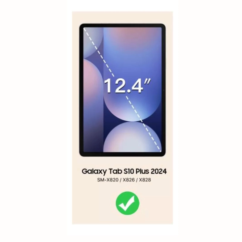 FUNDA SMART COVER PARA SAMSUNG S10 PLUS 12.4' - GRIS AZULADO - 2