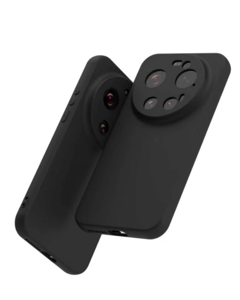 CARCASA SILICONA NEGRA PARA XIAOMI 17 ULTRA - 1