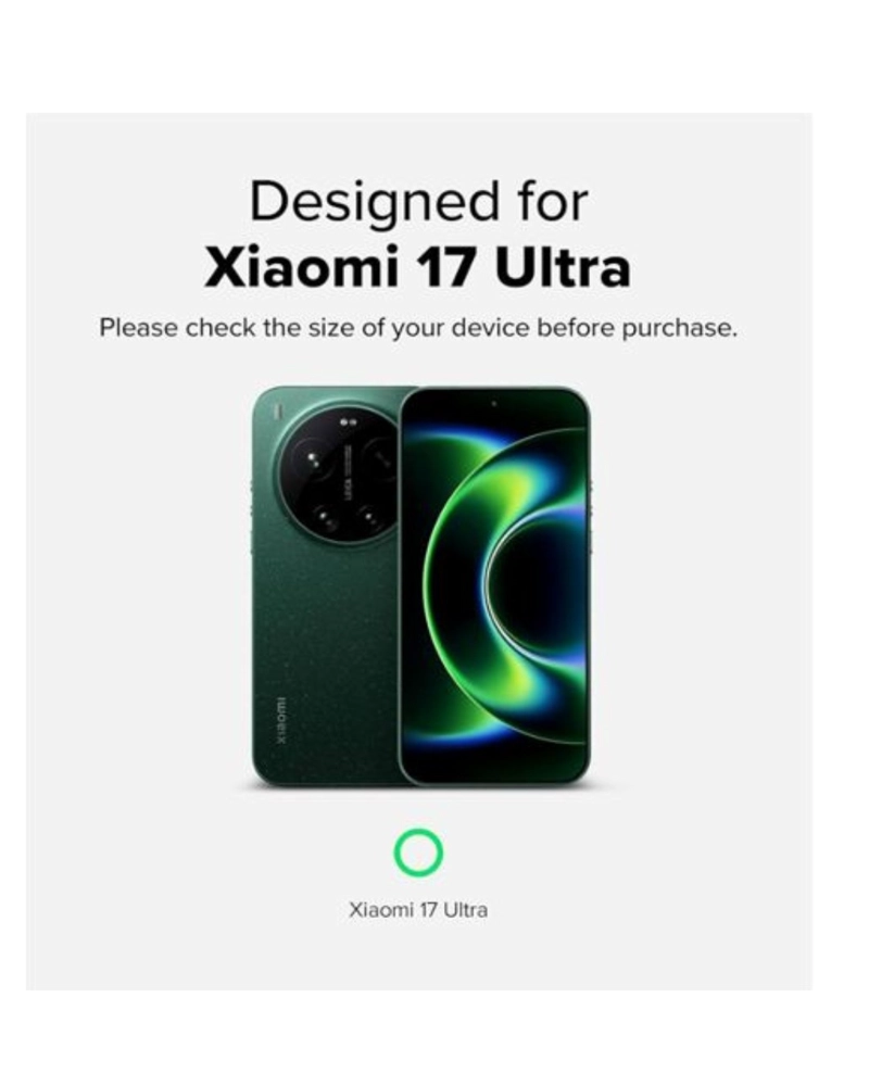CARCASA SILICONA NEGRA PARA XIAOMI 17 ULTRA - 2