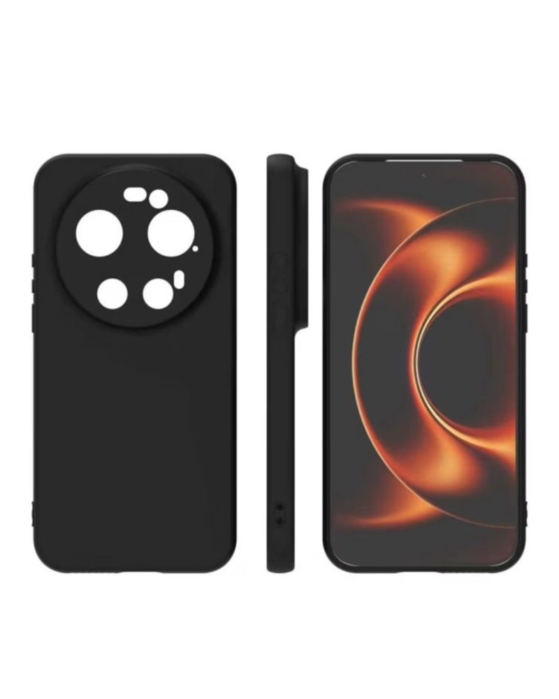 CARCASA SILICONA NEGRA PARA XIAOMI 17 ULTRA - 3