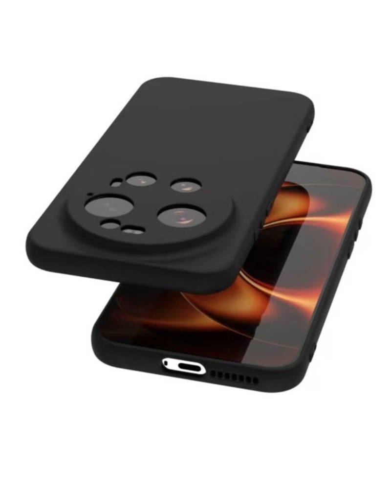 CARCASA SILICONA NEGRA PARA XIAOMI 17 ULTRA - 4