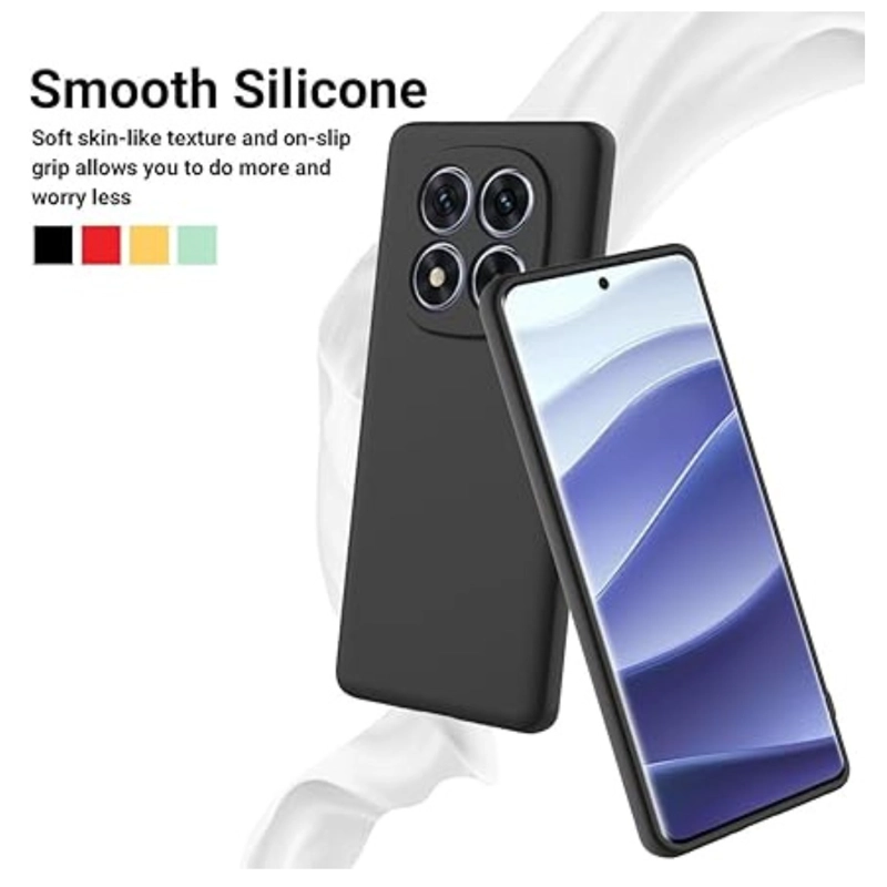 CARCASA SILICONA NEGRA PARA XIAOMI NOTE 15 PRO 5G - 3