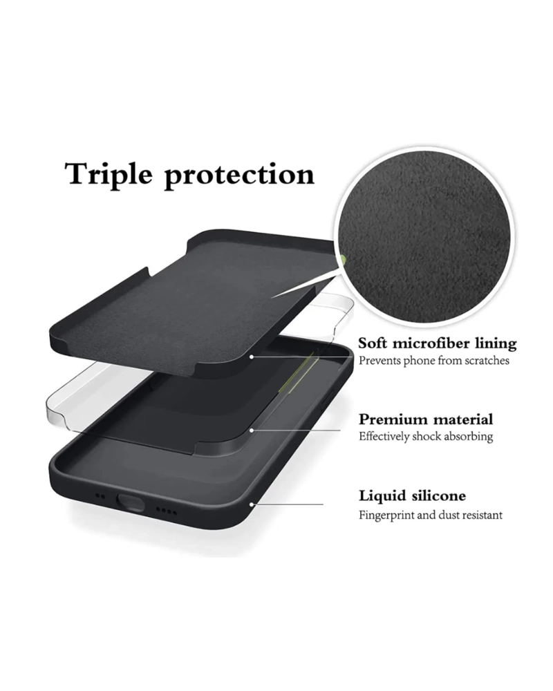 CARCASA SILICONA NEGRA PARA XIAOMI POCO X8 PRO 5G - 2