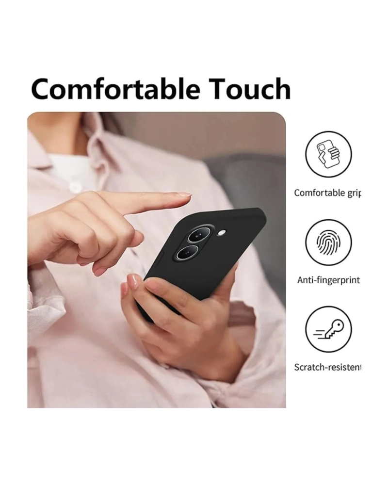 CARCASA SILICONA NEGRA PARA XIAOMI POCO X8 PRO 5G - 5