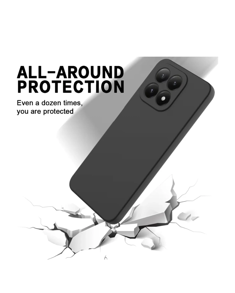 CARCASA SILICONA NEGRA PARA MOTOROLA EDGE 70 FUSION - 3