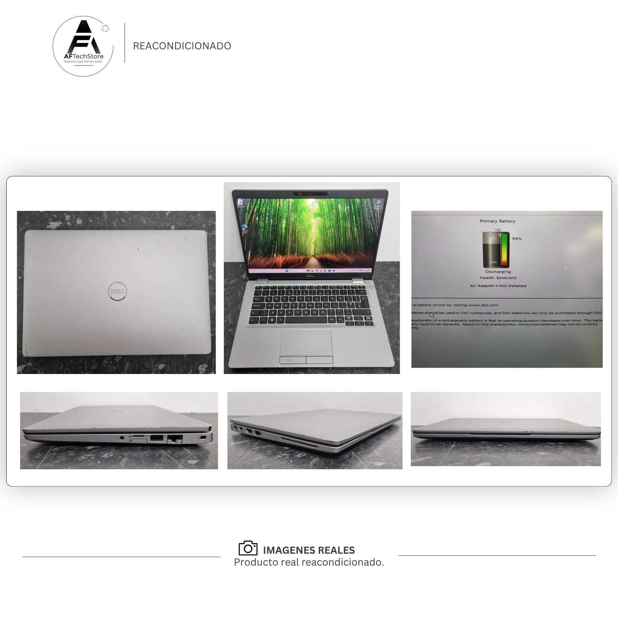NOTEBOOK DELL 5310 I7 10TH 8GB 256GB - WIN11 OFFICE - REACONDICIONADO PROFESIONAL - 6