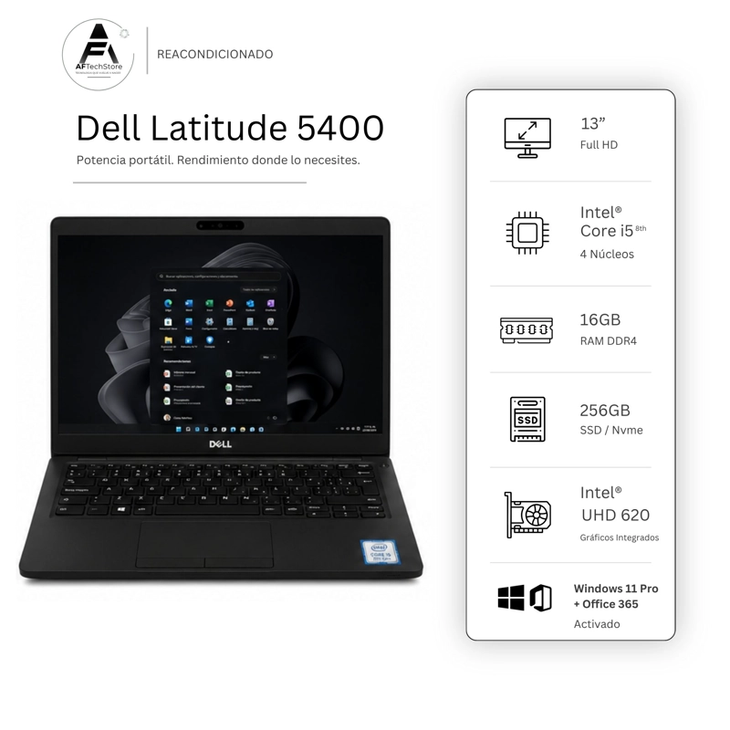 NOTEBOOK DELL 5310 I5 10TH 16GB 256GB - WIN11 OFFICE