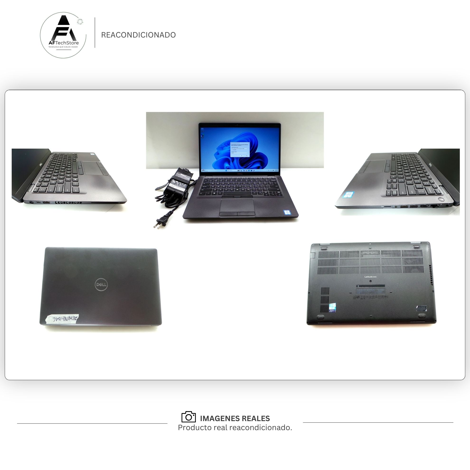NOTEBOOK DELL 5480 I5 6TH 8GB 256GB - WIN11 OFFICE - REACONDICIONADO PROFESIONAL - 7