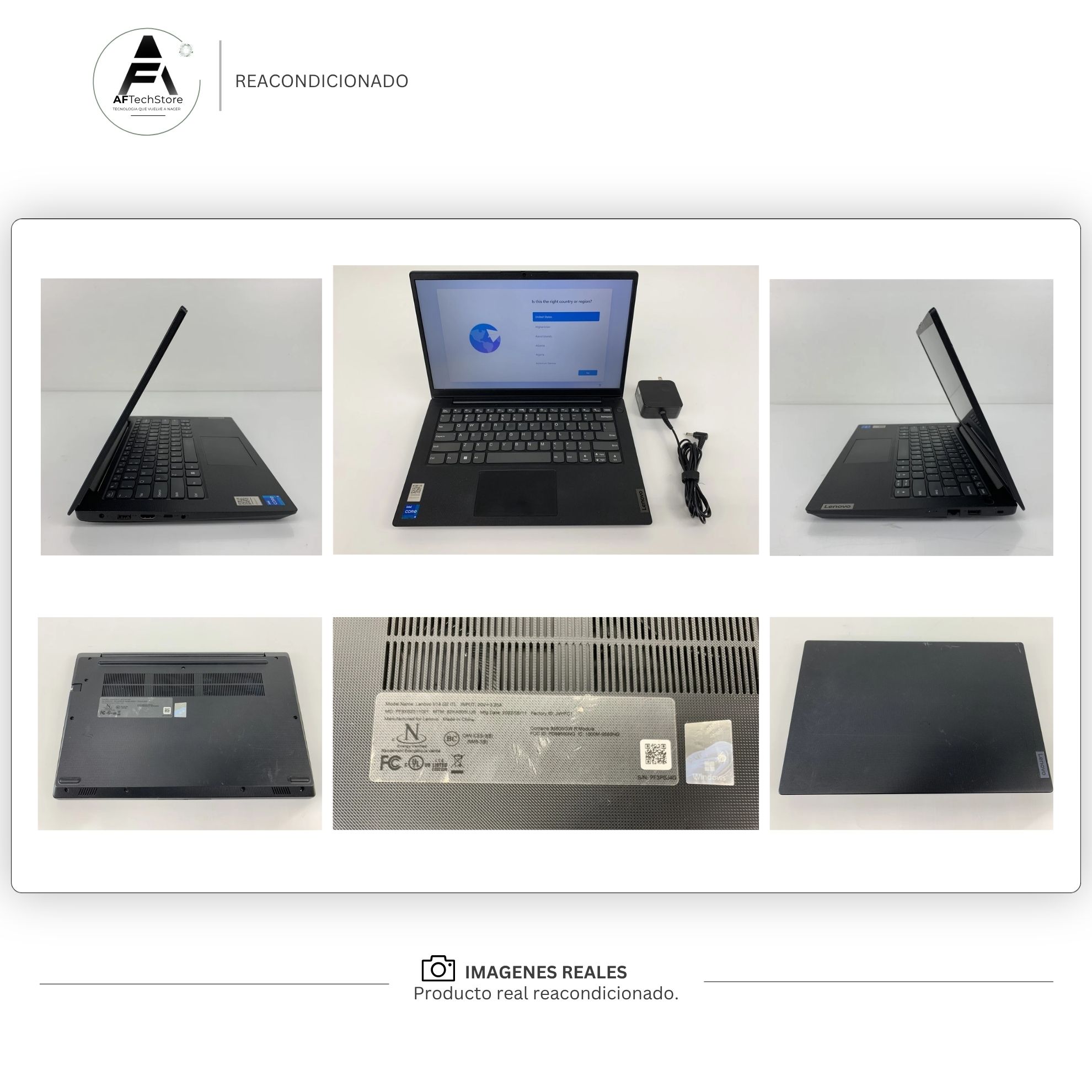 NOTEBOOK LENOVO V14 G2 I7 11TH 16GB 512GB INTEL IRIS XE EDICION EXCLUSIVA WIN OFFICE REA - 6
