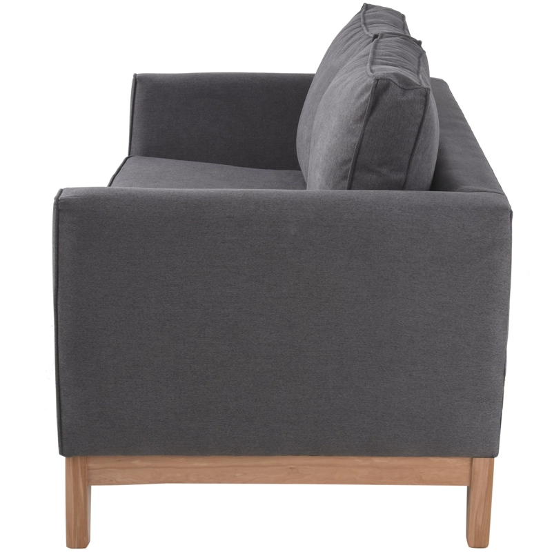 SOFA MUEBLES NUEVALINEA NOVA 3 CUERPOS FELPA - 5