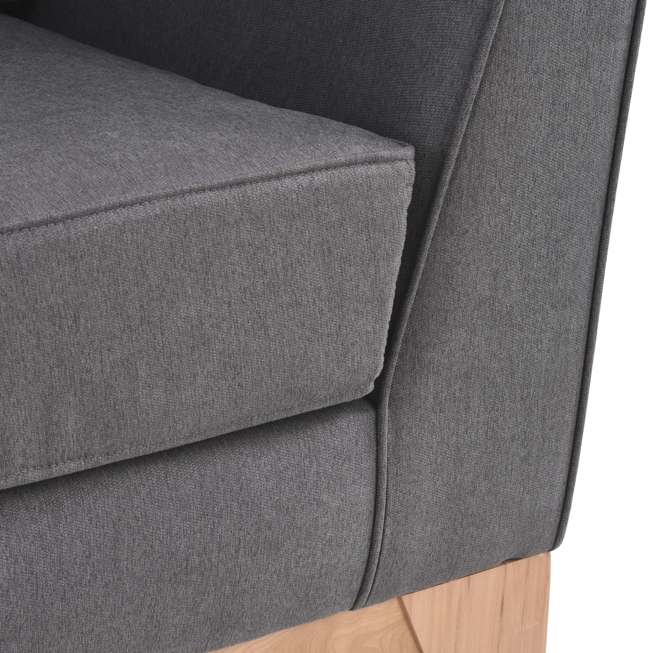 SOFA MUEBLES NUEVALINEA NOVA 3 CUERPOS FELPA - 7