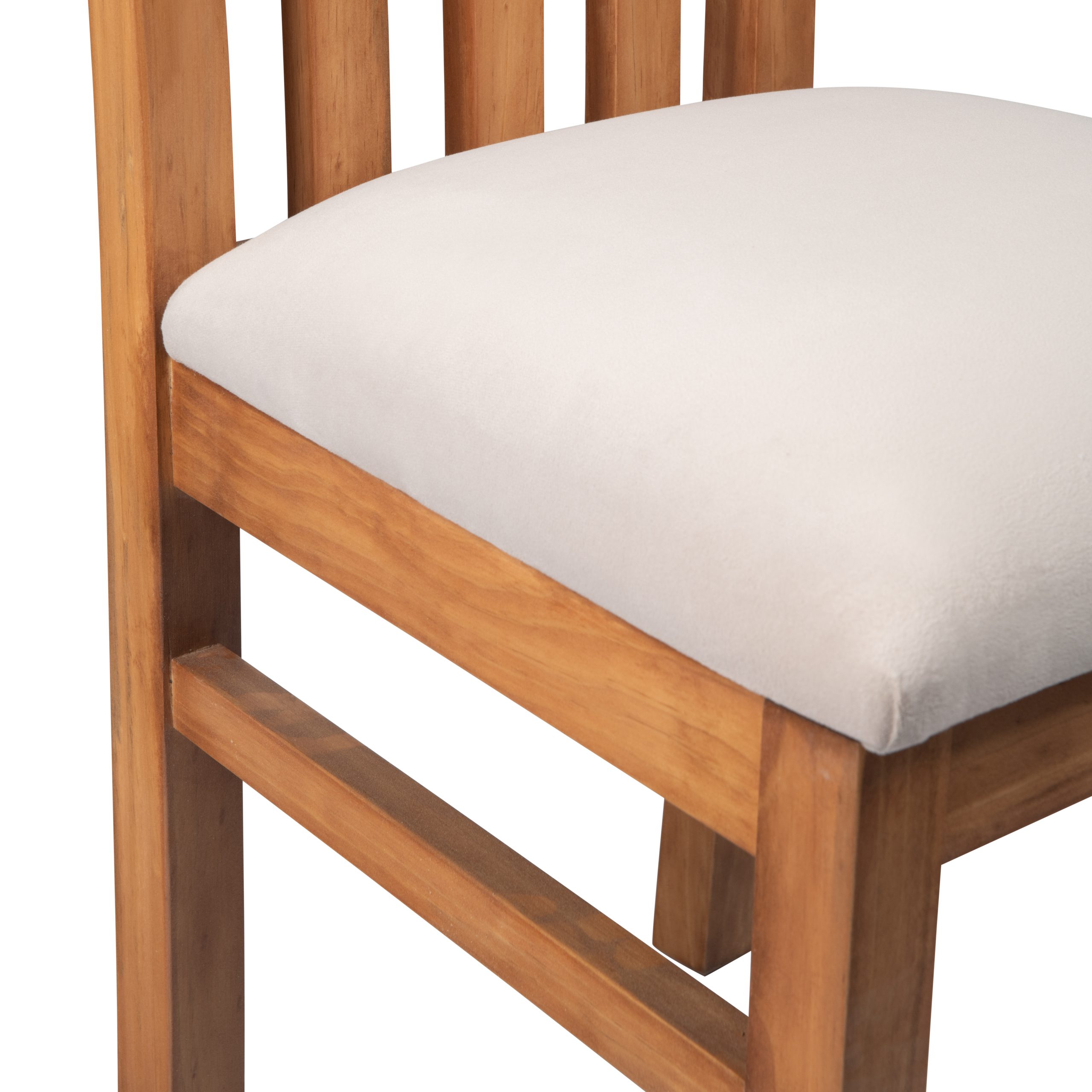 SILLA MUEBLES NUEVALINEA PALILLO PINO FELPA - 2