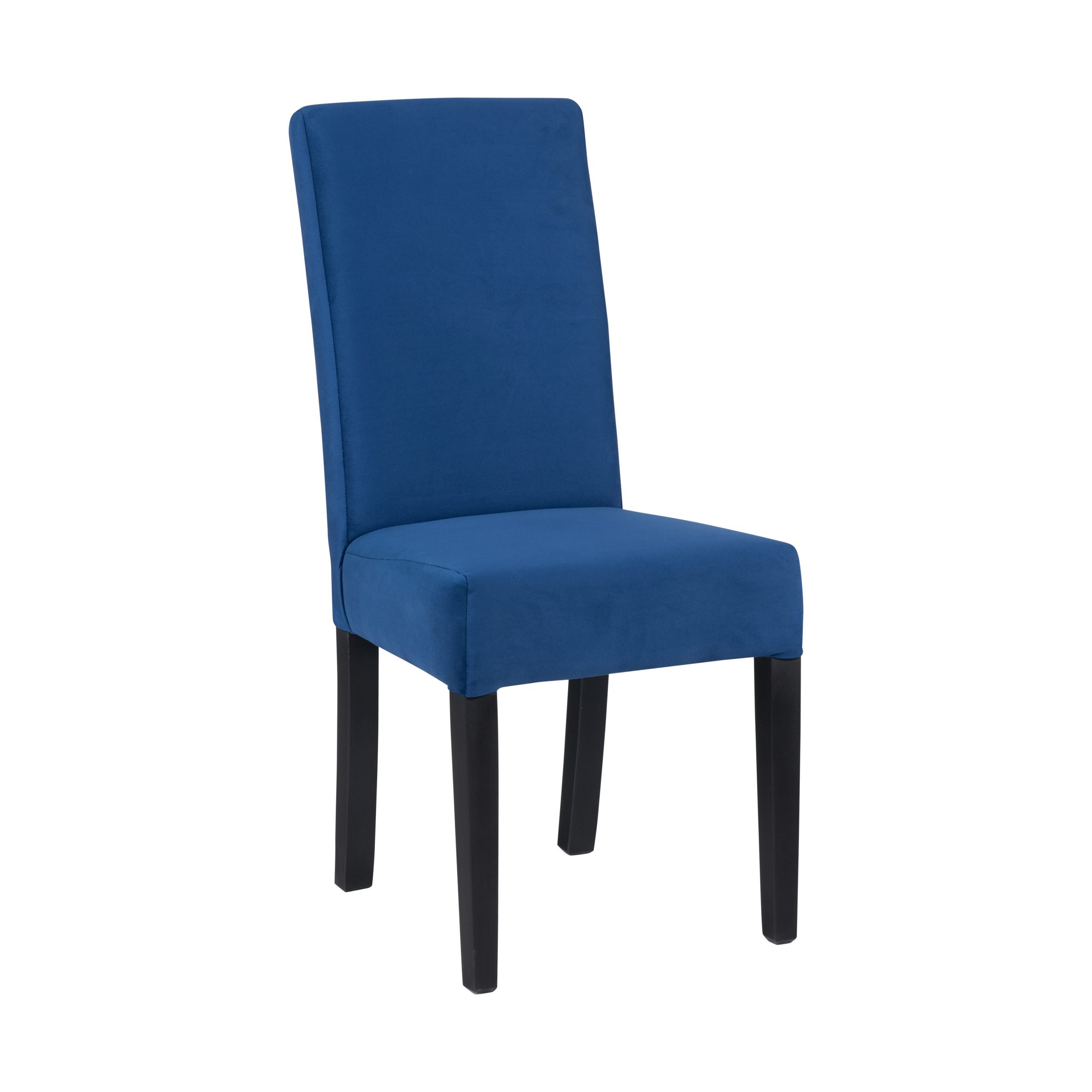 SILLA MUEBLES NUEVALINEA BARILOCHE FELPA NEGRO - 1