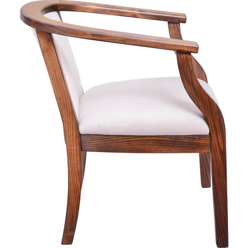 SITIAL MUEBLES NUEVALINEA HERRADURA FELPA CRUDO - 3