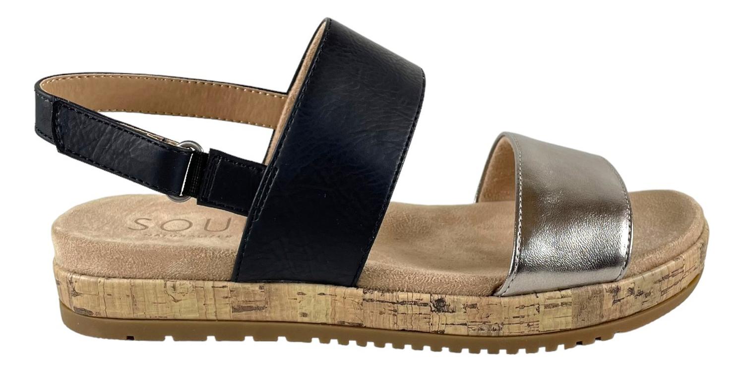 GENÉRICO SANDALIAS MUJER NEGRO SOUL NATURALIZER MEMORY FOAM DORRI