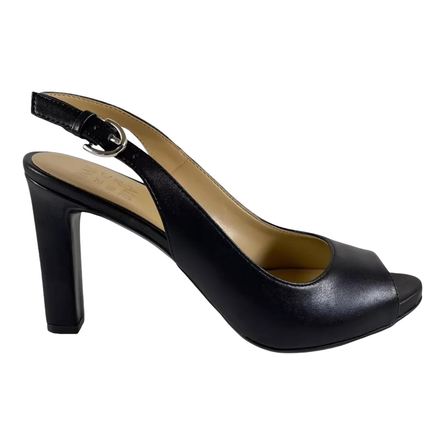 GENÉRICO SANDALIA NATURALIZER MUJER GRACE NEGRO CUERO PU CONTOUR+ GRACE