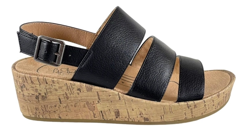 SANDALIA LIFE STRIDE NEGRO MUJER WYNONNA SOFT SYSTEM - 1