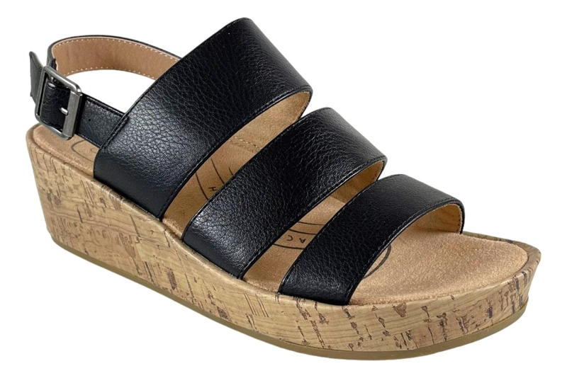 SANDALIA LIFE STRIDE NEGRO MUJER WYNONNA SOFT SYSTEM - 2