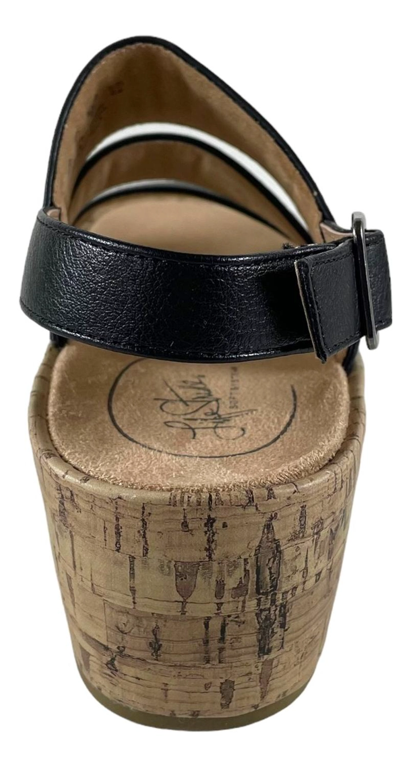 SANDALIA LIFE STRIDE NEGRO MUJER WYNONNA SOFT SYSTEM - 4