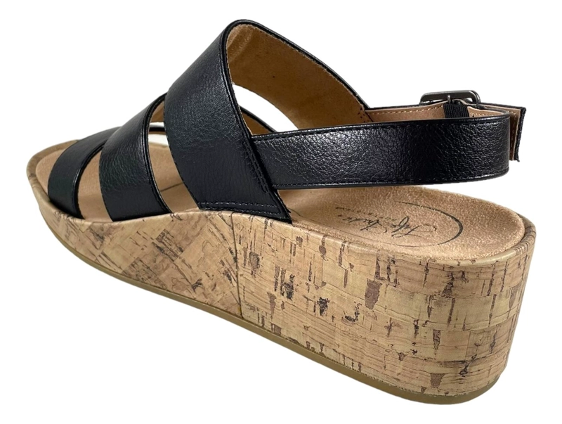 SANDALIA LIFE STRIDE NEGRO MUJER WYNONNA SOFT SYSTEM - 5