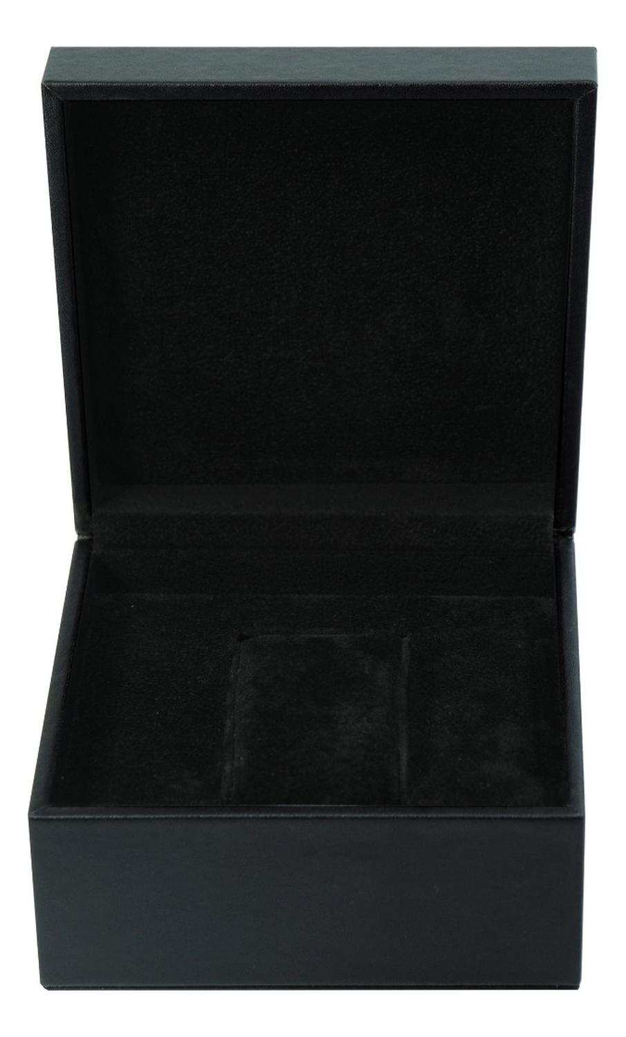 CAJA INDIVIDUAL RELOJES CUERO PU NEGRO - 2