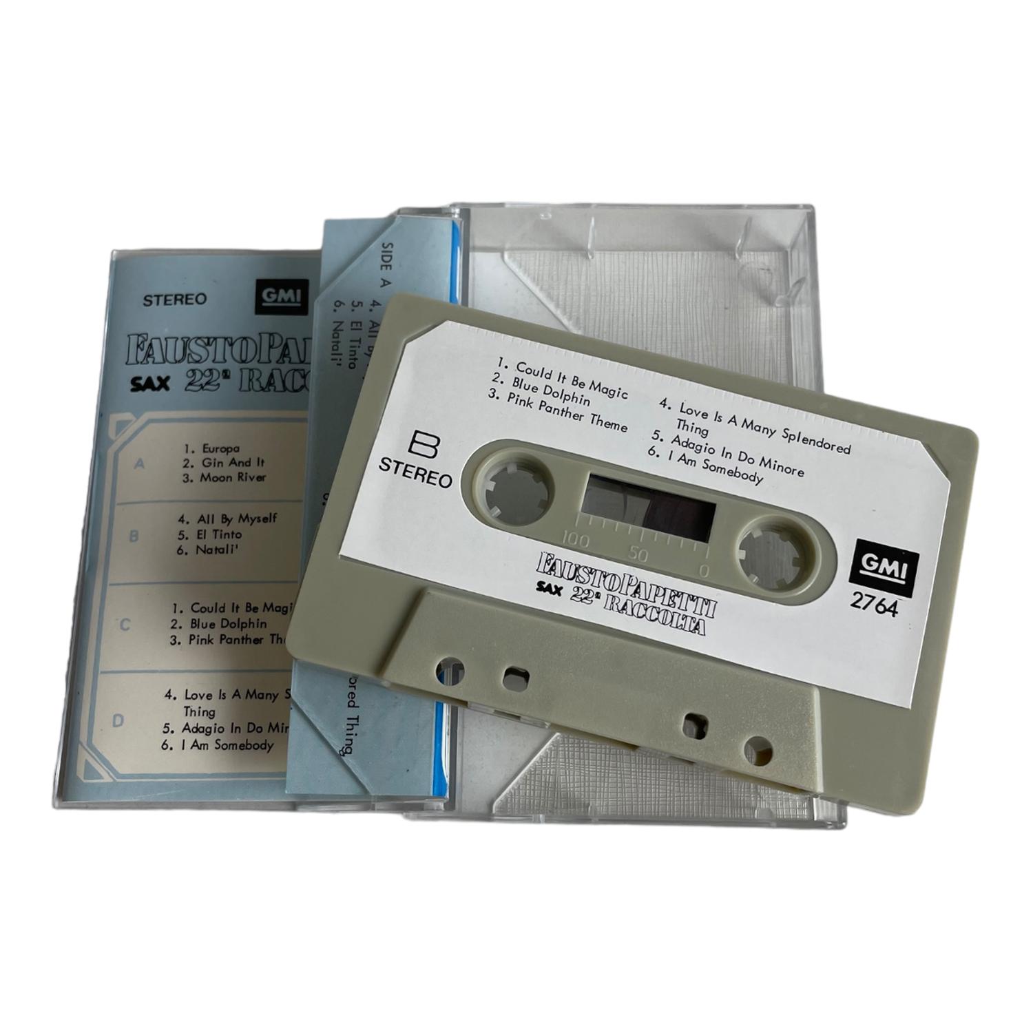 CASSETTE ORIGINAL FAUSTO PAPETTI SAX 22A RACCOLTA VINTAGE NUEVO - 4