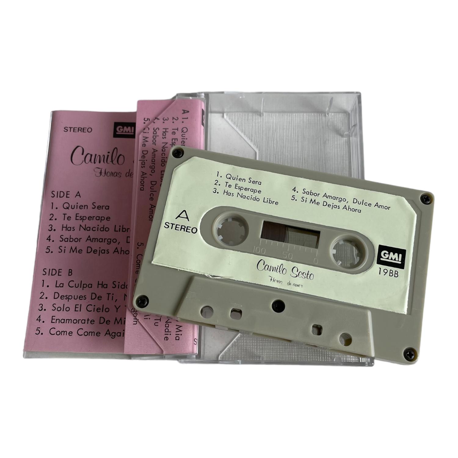 CASSETTE ORIGINAL CAMILO SESTO HORAS DE AMOR VINTAGE NUEVO - 4