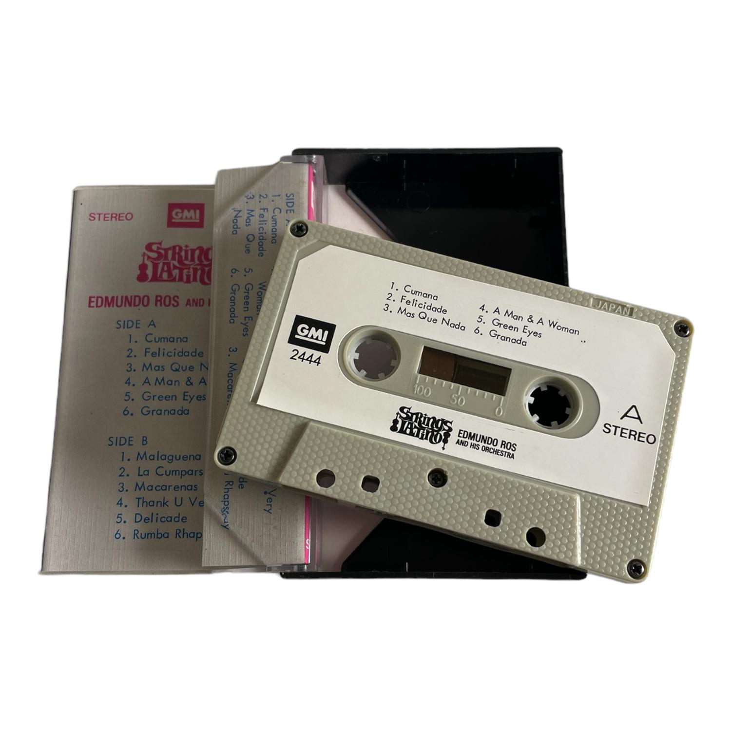 CASSETTE ORIGINAL EDMUNDO ROS AND HIS ORCHESTRA STRINGS LATINO VINTAGE NUEVO - 4