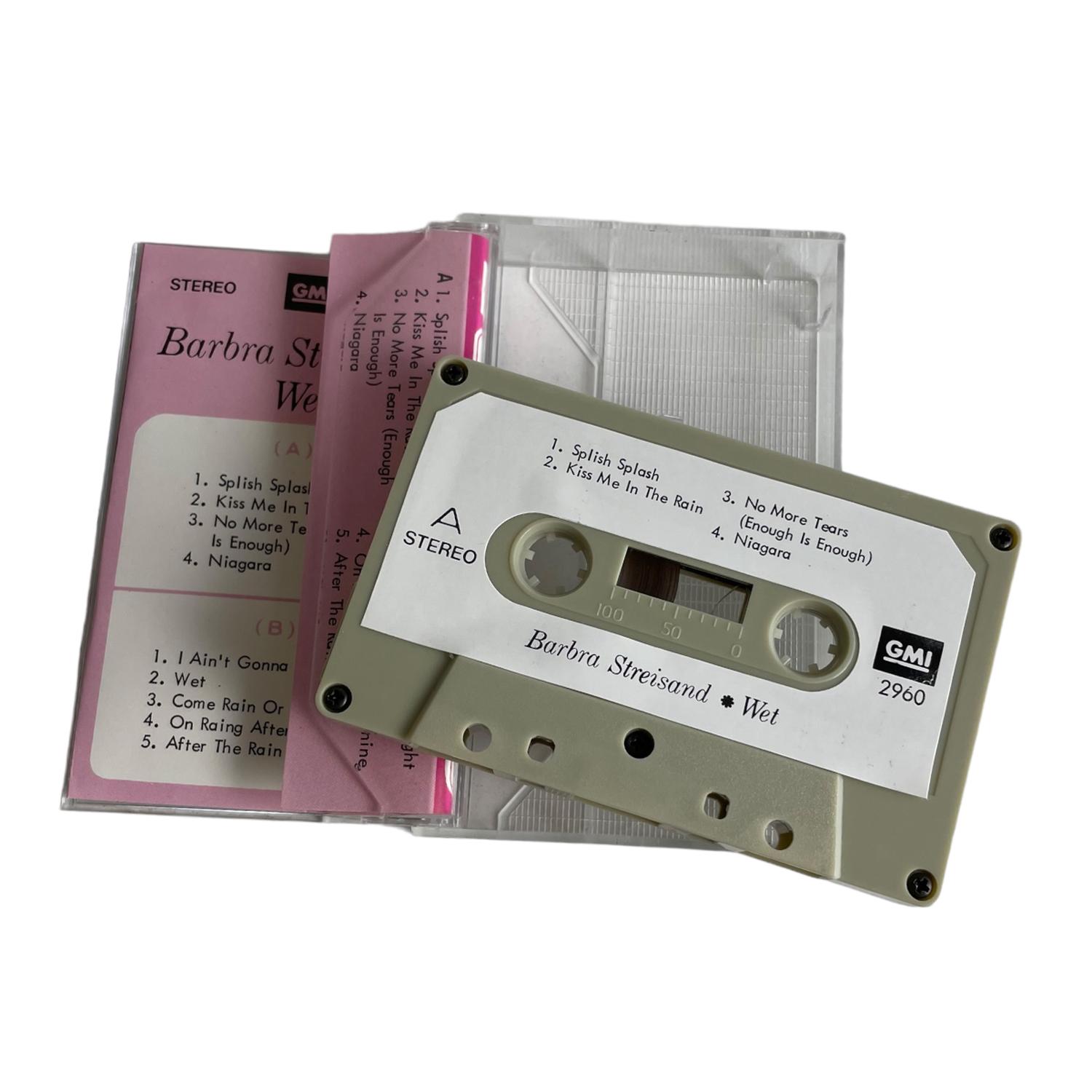 CASSETTE ORIGINAL BARBRA STREISAND WET VINTAGE NUEVO - 4