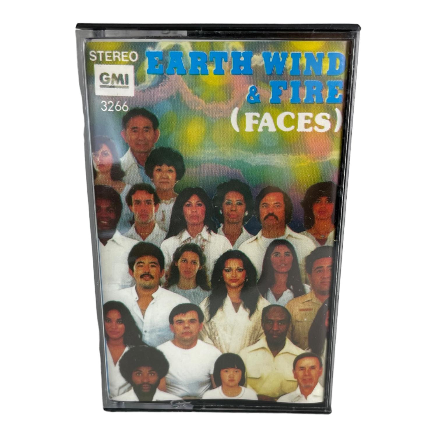 CASSETTE ORIGINAL EARTH WIND AND FIRE FACES VINTAGE NUEVO - 1