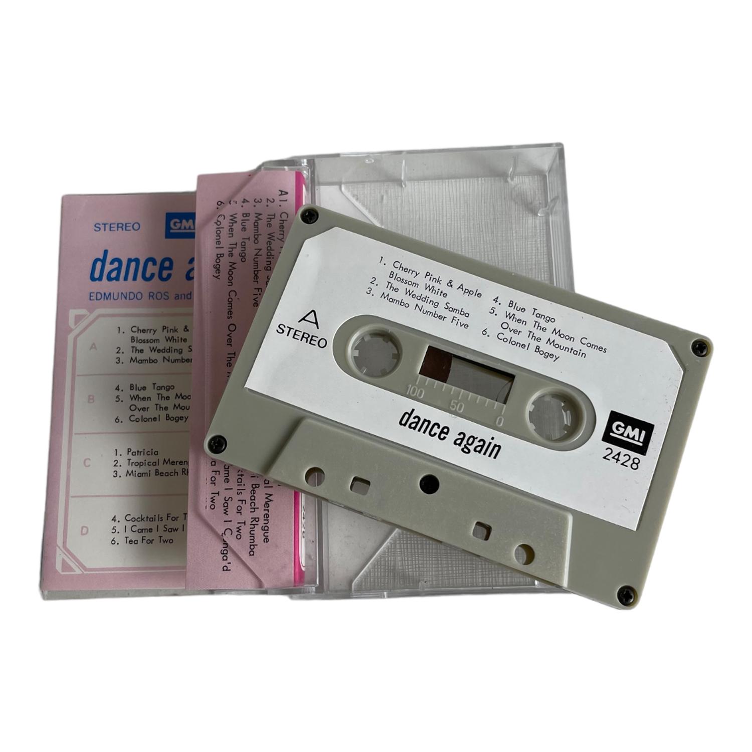 CASSETTE ORIGINAL EDMUNDO ROS AND HIS ORCHESTRA DANCE AGAIN VINTAGE NUEVO - 4