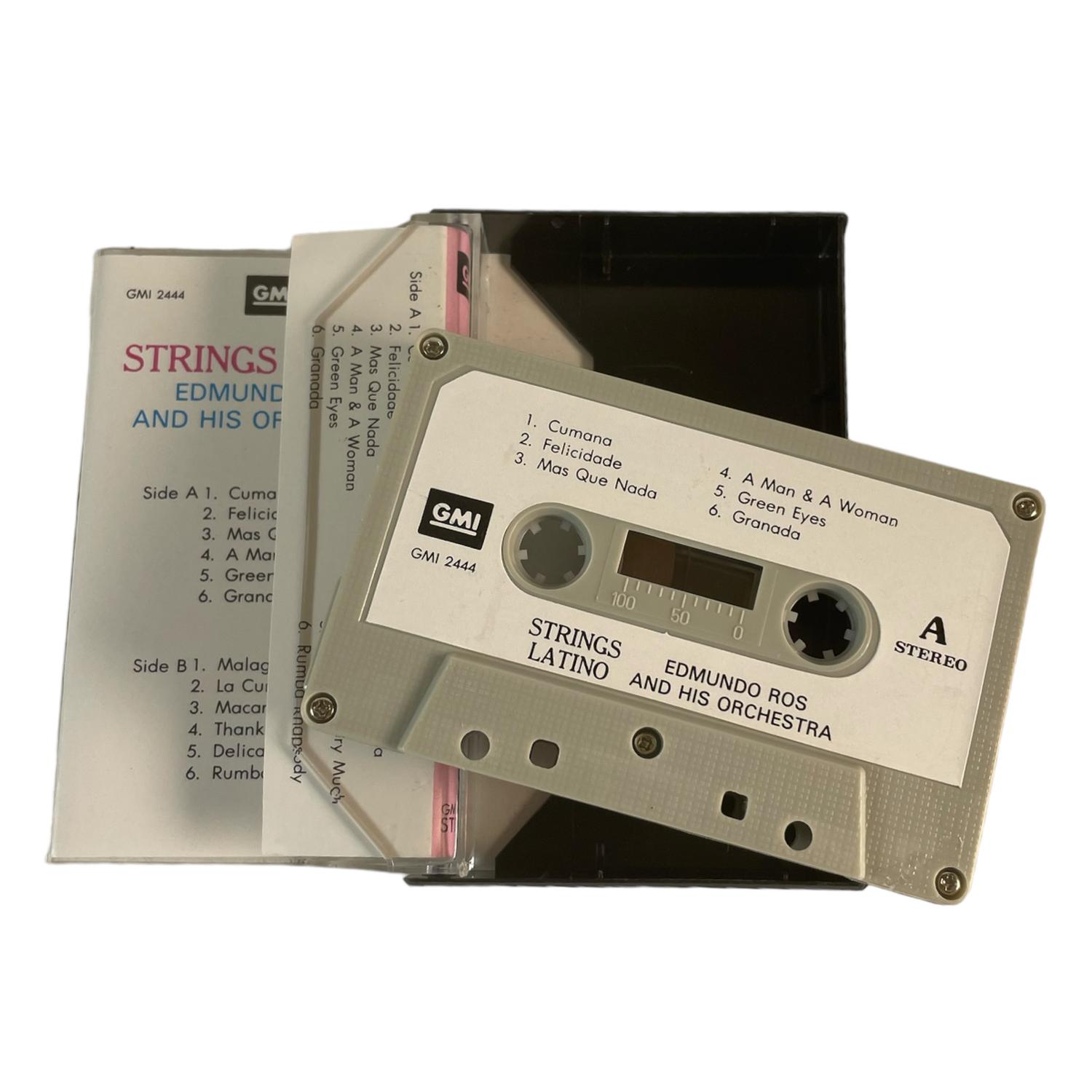 CASSETTE ORIGINAL EDMUNDO ROS AND HIS ORCHESTRA STRINGS LATINO VINTAGE NUEVO - 4