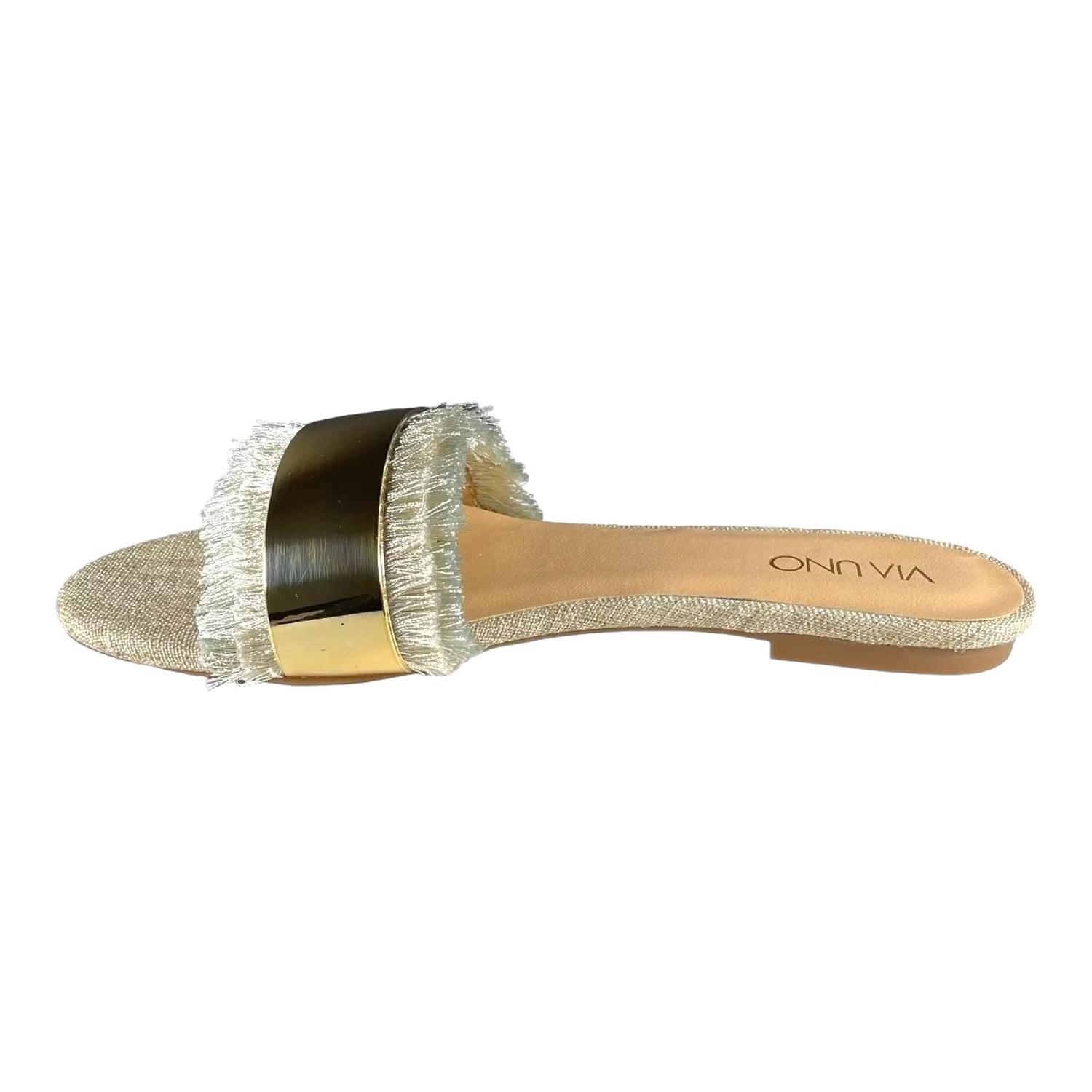 SANDALIAS MUJER VIA UNO CHINELO MODELO 21906867 - 4