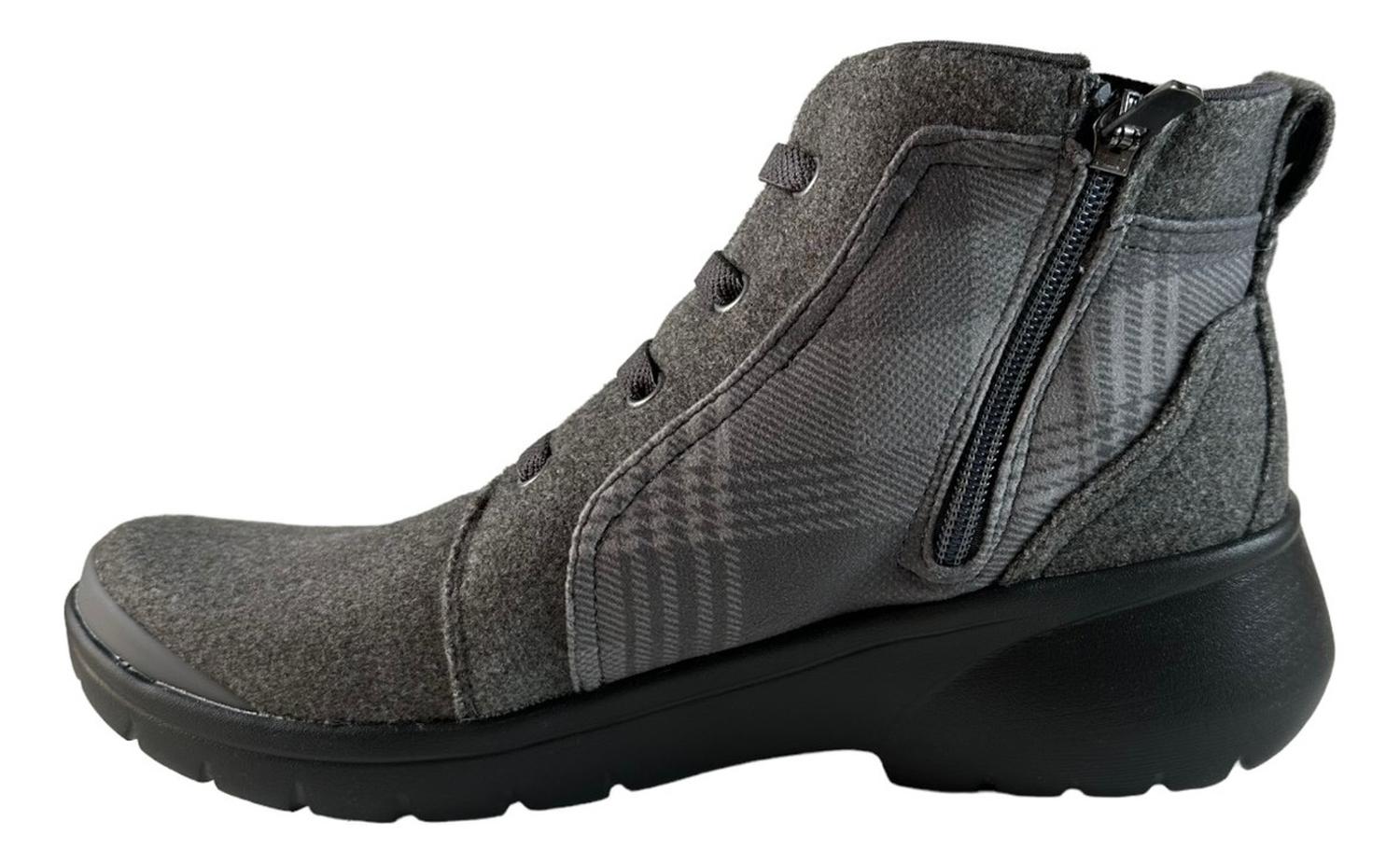 BOTAS MUJER GRIS LAVABLE BZEES KICK BACK TEXTIL - 3