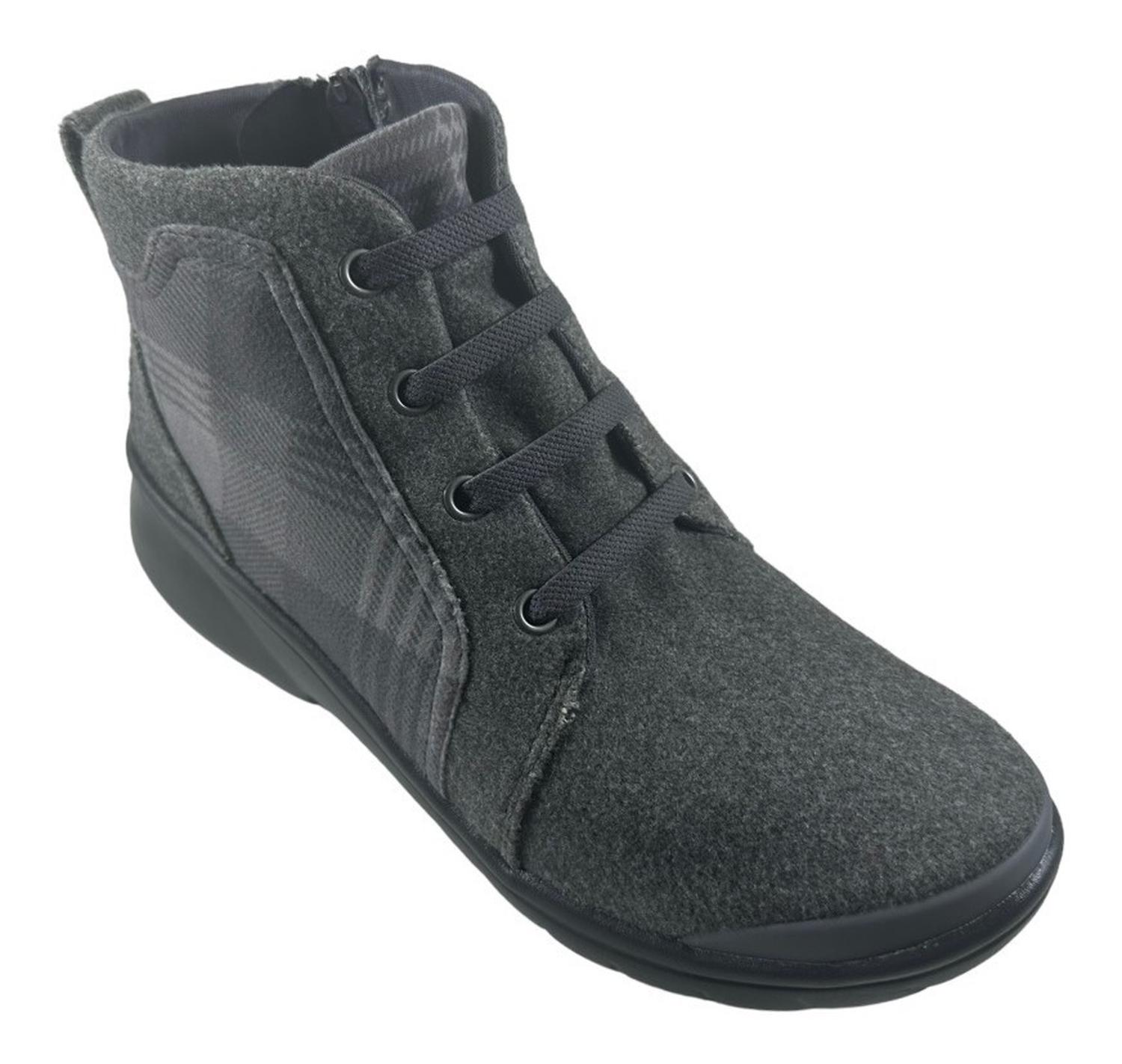 BOTAS MUJER GRIS LAVABLE BZEES KICK BACK TEXTIL - 4