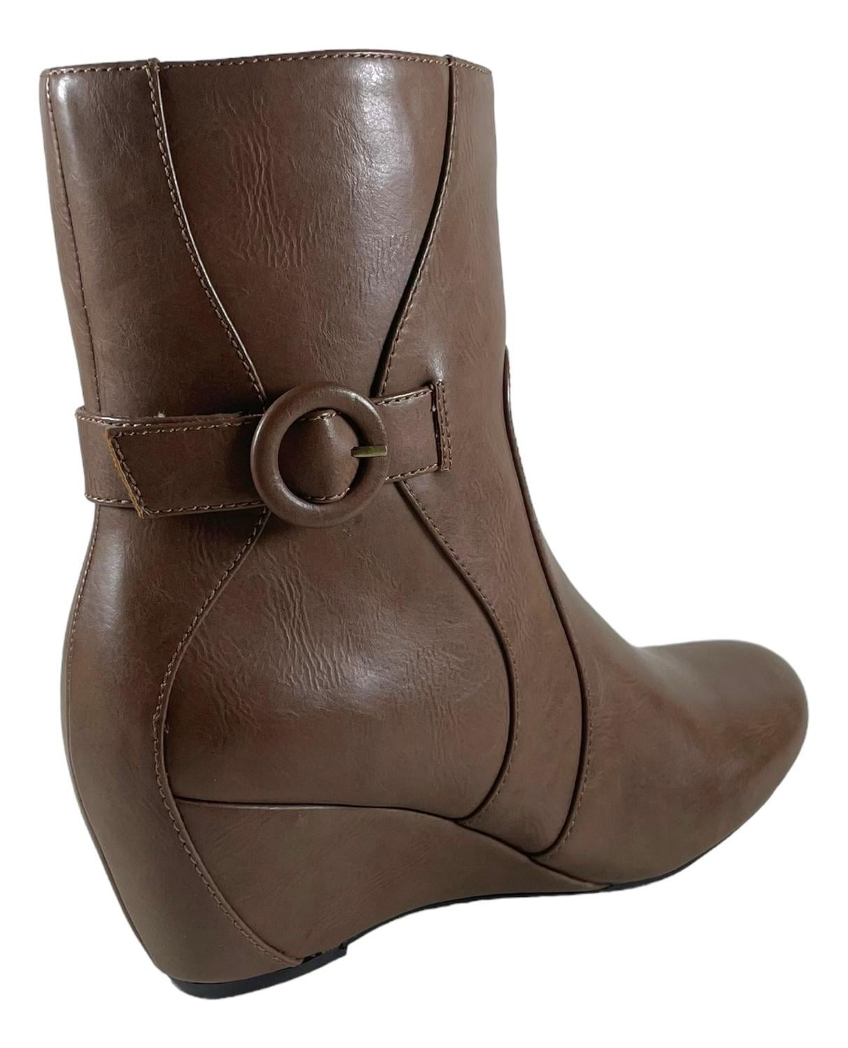 BOTÍN MUJER CUERO TAUPE NATURALIZER EMMA PU - 3