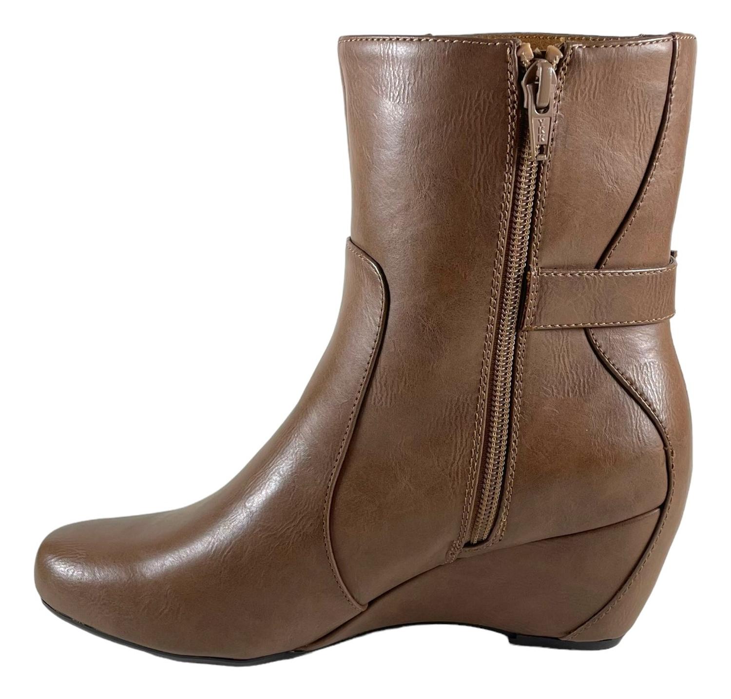 BOTÍN MUJER CUERO TAUPE NATURALIZER EMMA PU - 6