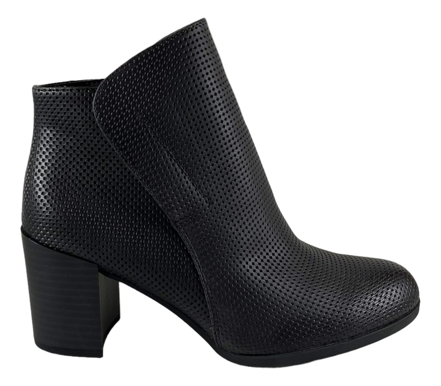 BOTÍN CUERO PU NEGRO NATURALIZER HOLT LISO - 1