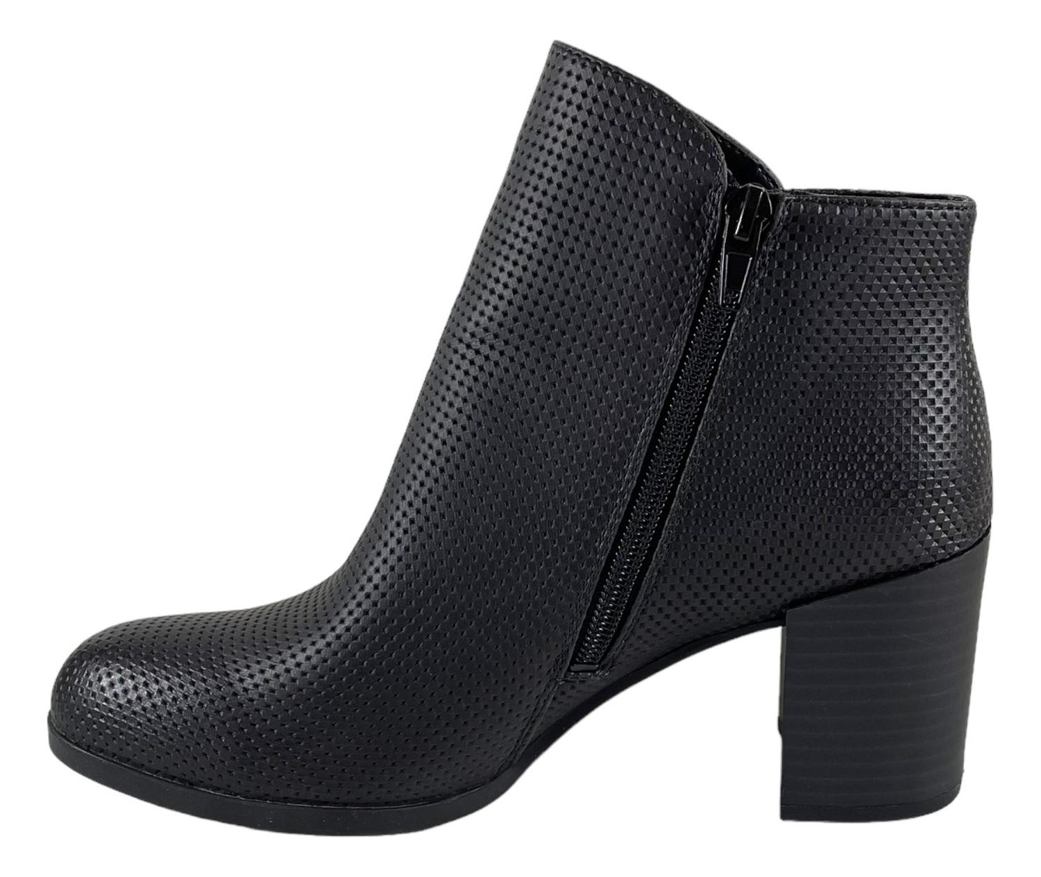 BOTÍN CUERO PU NEGRO NATURALIZER HOLT LISO - 6