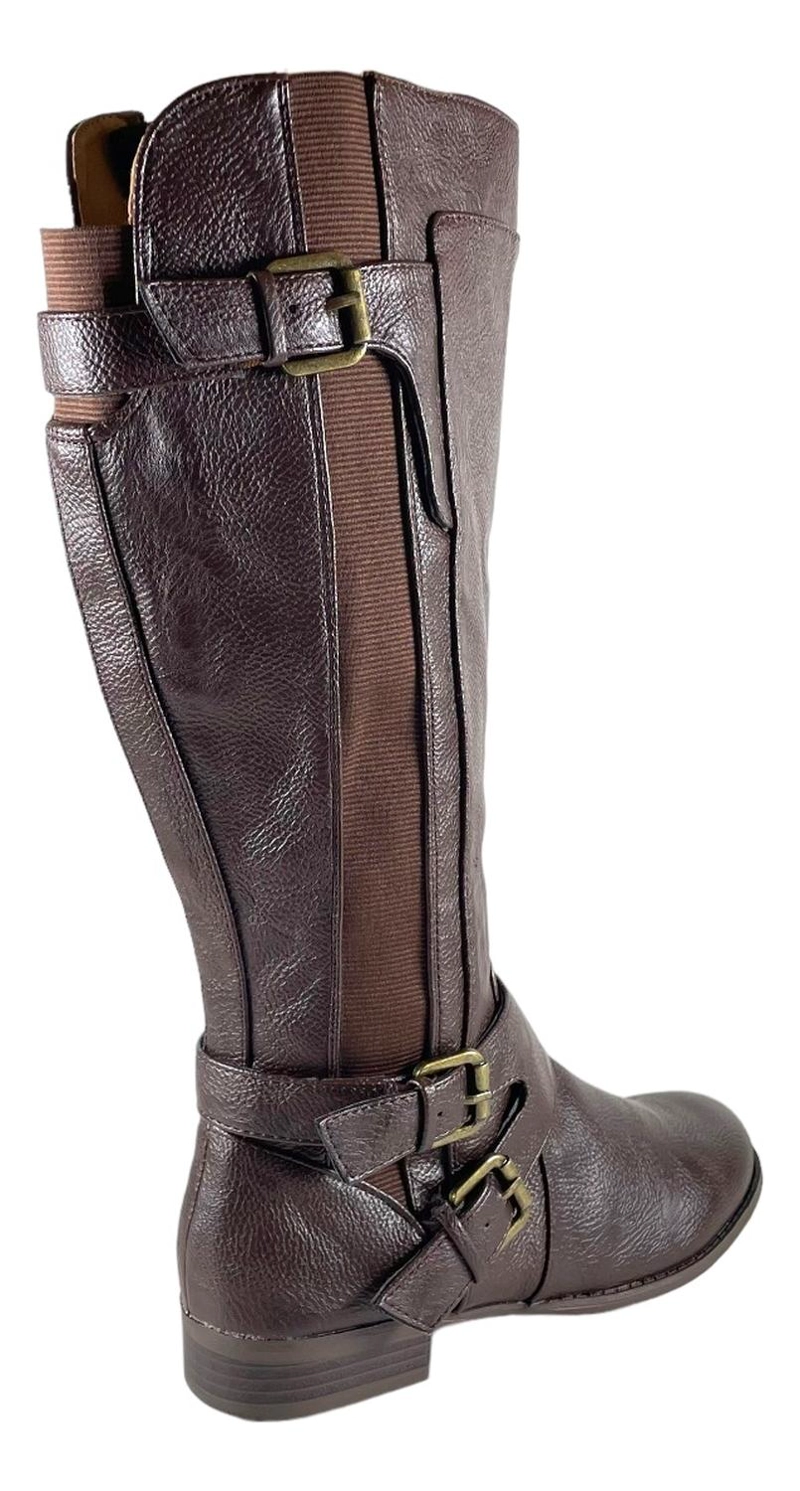 BOTAS MUJER LIFE STRIDE CAFÉ FALLON CUERO PU - 3